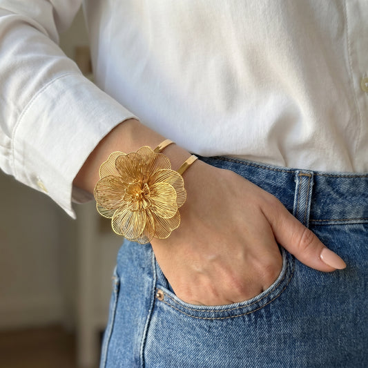 Wire Butterfly Statement Cuff