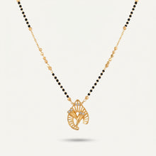 Lotus Leaf Motif Mangalsutra Necklace