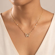 Butterfly Tassel Layered Necklace